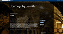 Desktop Screenshot of journeysbyjennifer.blogspot.com
