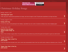 Tablet Screenshot of christmasholidaysongs.blogspot.com