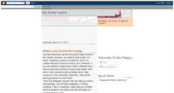 Desktop Screenshot of daytraderspace.blogspot.com