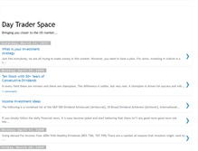 Tablet Screenshot of daytraderspace.blogspot.com
