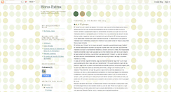 Desktop Screenshot of mishorasextras.blogspot.com