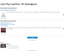 Tablet Screenshot of cashflow101boardgame.blogspot.com
