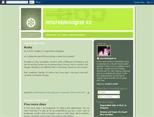 Tablet Screenshot of microbiologistxx.blogspot.com