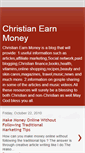 Mobile Screenshot of christianearnmoney.blogspot.com