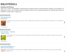 Tablet Screenshot of bibliotronica.blogspot.com