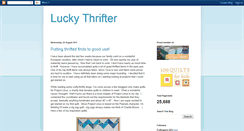 Desktop Screenshot of luckythrifter.blogspot.com