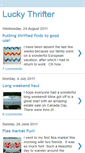 Mobile Screenshot of luckythrifter.blogspot.com