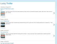 Tablet Screenshot of luckythrifter.blogspot.com