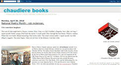 Desktop Screenshot of chaudierebooks.blogspot.com