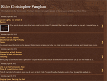 Tablet Screenshot of christopherjeffreyvaughan.blogspot.com