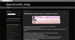 Desktop Screenshot of espacearcenciel.blogspot.com