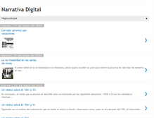 Tablet Screenshot of digitalnarrativa.blogspot.com