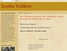 Tablet Screenshot of exodustrekkers.blogspot.com
