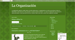 Desktop Screenshot of la-organizacion.blogspot.com