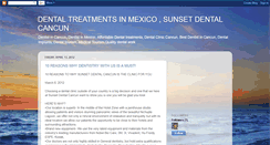 Desktop Screenshot of dentistryincancun.blogspot.com