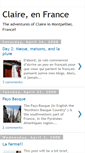 Mobile Screenshot of claireinfrance.blogspot.com