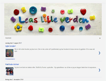 Tablet Screenshot of leaslilleverden.blogspot.com