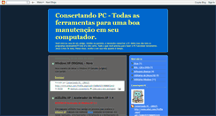 Desktop Screenshot of consertandopc.blogspot.com