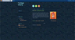 Desktop Screenshot of fantagecherry.blogspot.com