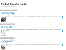 Tablet Screenshot of endtimesforecaster.blogspot.com