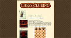 Desktop Screenshot of chessclubing.blogspot.com