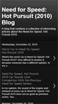 Mobile Screenshot of nfs-hotpursuit2010.blogspot.com