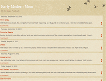 Tablet Screenshot of earlymodernmom.blogspot.com