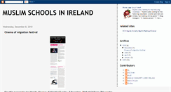 Desktop Screenshot of muslimschoolsireland.blogspot.com