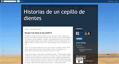 Desktop Screenshot of historiasdeuncepillodedientes.blogspot.com