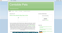 Desktop Screenshot of centsiblepets.blogspot.com