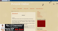 Desktop Screenshot of perawat-online.blogspot.com