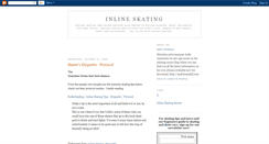 Desktop Screenshot of inline-skating.blogspot.com