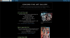 Desktop Screenshot of concordfineart.blogspot.com
