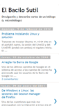 Mobile Screenshot of elbacilosutil.blogspot.com
