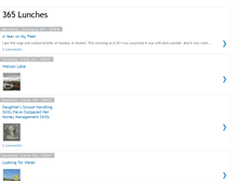 Tablet Screenshot of 365lunches.blogspot.com