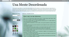 Desktop Screenshot of elmundodesordenado.blogspot.com