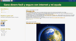 Desktop Screenshot of ganedinerosinhacernada.blogspot.com