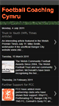 Mobile Screenshot of footballcoachingcymru.blogspot.com
