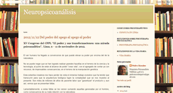 Desktop Screenshot of neuro-psicoanalisis.blogspot.com