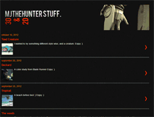 Tablet Screenshot of mjthehunter.blogspot.com