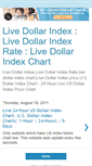 Mobile Screenshot of livedollarindex.blogspot.com