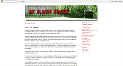 Desktop Screenshot of mybloodyfinger.blogspot.com