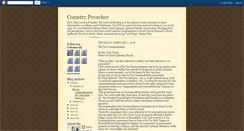 Desktop Screenshot of parttimecountrypreacher.blogspot.com