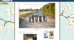 Desktop Screenshot of paulfoxfam.blogspot.com