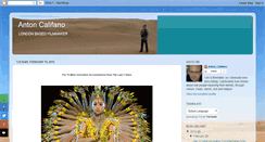 Desktop Screenshot of antoncalifano.blogspot.com