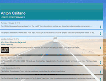 Tablet Screenshot of antoncalifano.blogspot.com