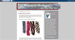 Desktop Screenshot of crochetgals.blogspot.com