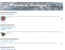 Tablet Screenshot of crochetgals.blogspot.com