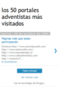 Mobile Screenshot of los50portalesadventistas.blogspot.com