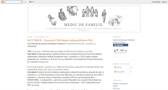 Desktop Screenshot of medic-de-familie.blogspot.com